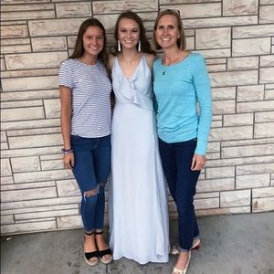 Light blue formal dress